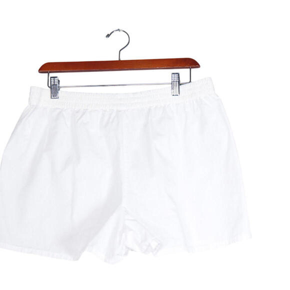 Sunday Best Aritzia Womens Large White Eva 3 Inch Cotton Poplin Shorts Sun-deh - Picture 10 of 15